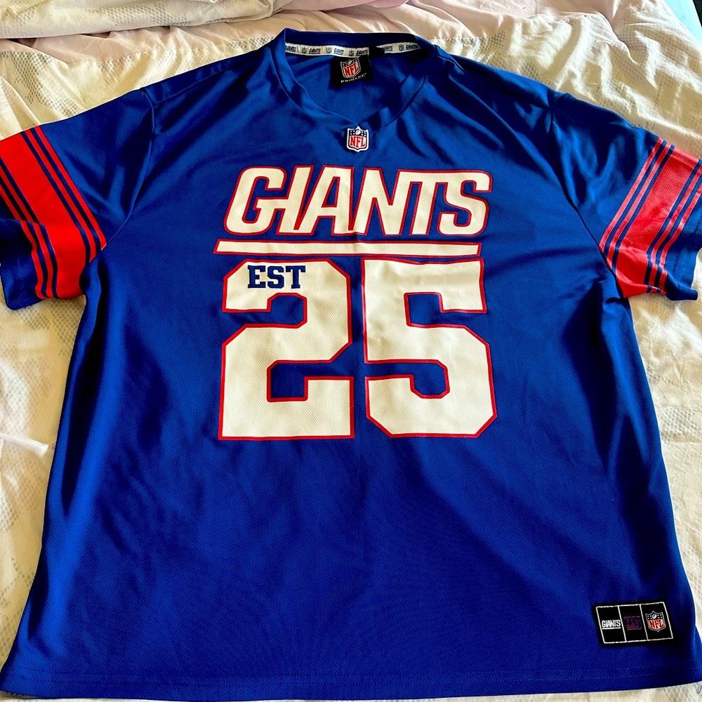 New York Giants Jersey from Primark. Blue and Red.